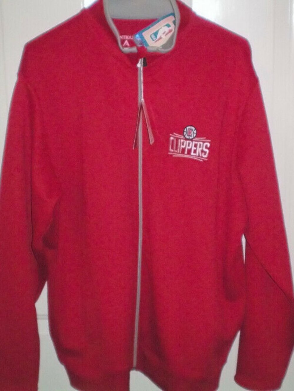 Clippers NBA Full Zip Warm Up Jacket NWT